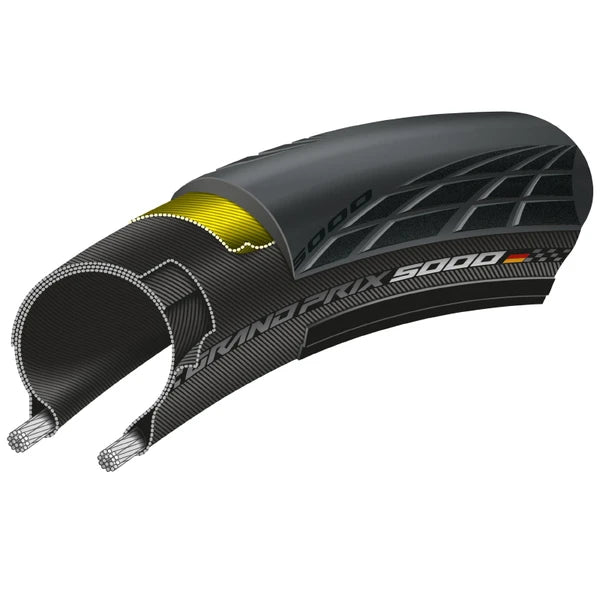 Pneu Route Continental GP 5000S TS 700X28 Noir