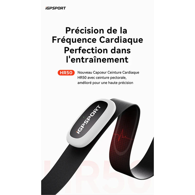 iGPSPORT HR50 Capteur Cardiaque